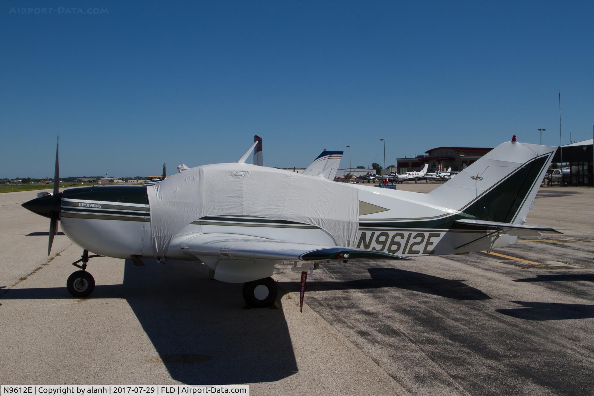 N9612E, 1975 Bellanca 17-30A Viking C/N 75-30768, Parked at Fond du Lac during AirVenture 2017