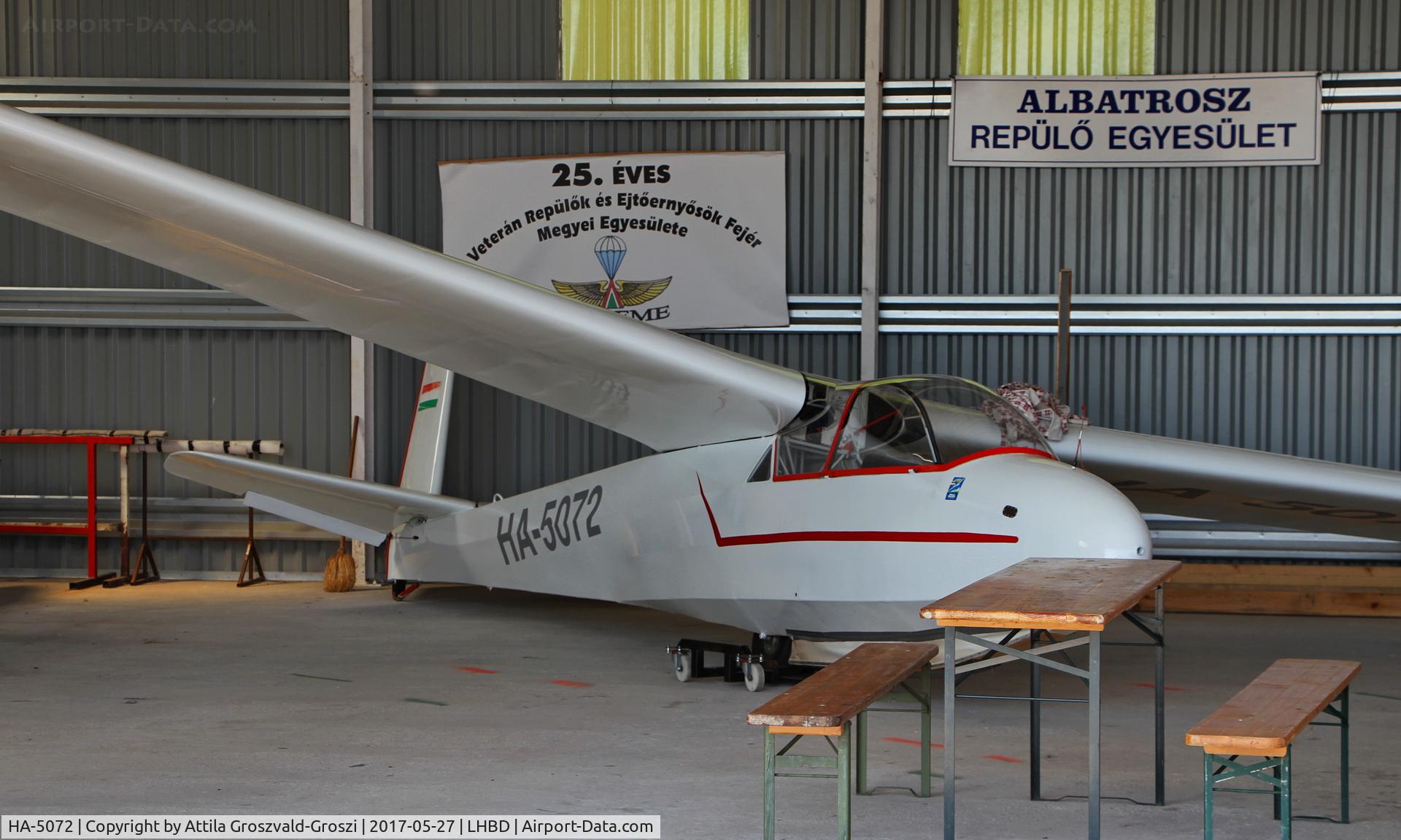 HA-5072, 1960 Schleicher Ka-7 Rhonadler C/N 701, Börgönd Airport, Hungary