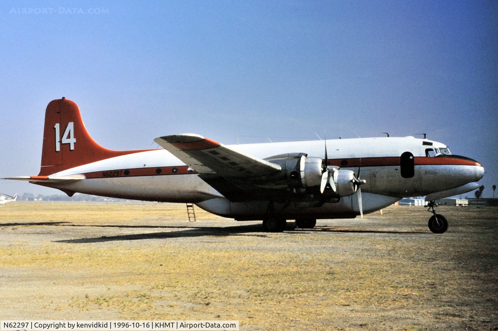 N62297, 1944 Douglas C-54E Skymaster (DC-4) C/N 27328, At Hemet.