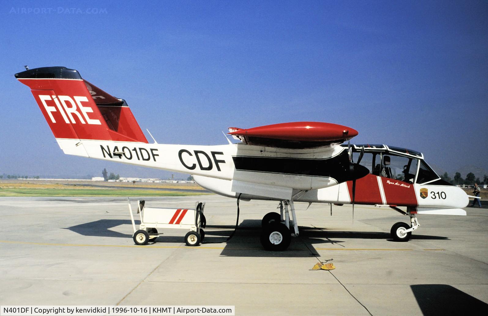 N401DF, North American Rockwell OV-10A Bronco C/N 305128M68, At Hemet.