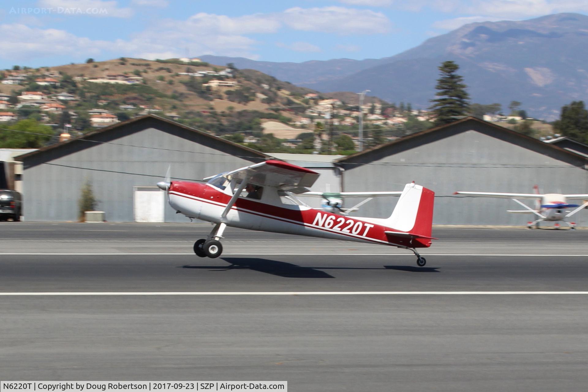 N6220T, 1964 Cessna 150E C/N 15060920, 1964 Cessna 150E, Continental O-200 100 Hp, first landing Rwy 22