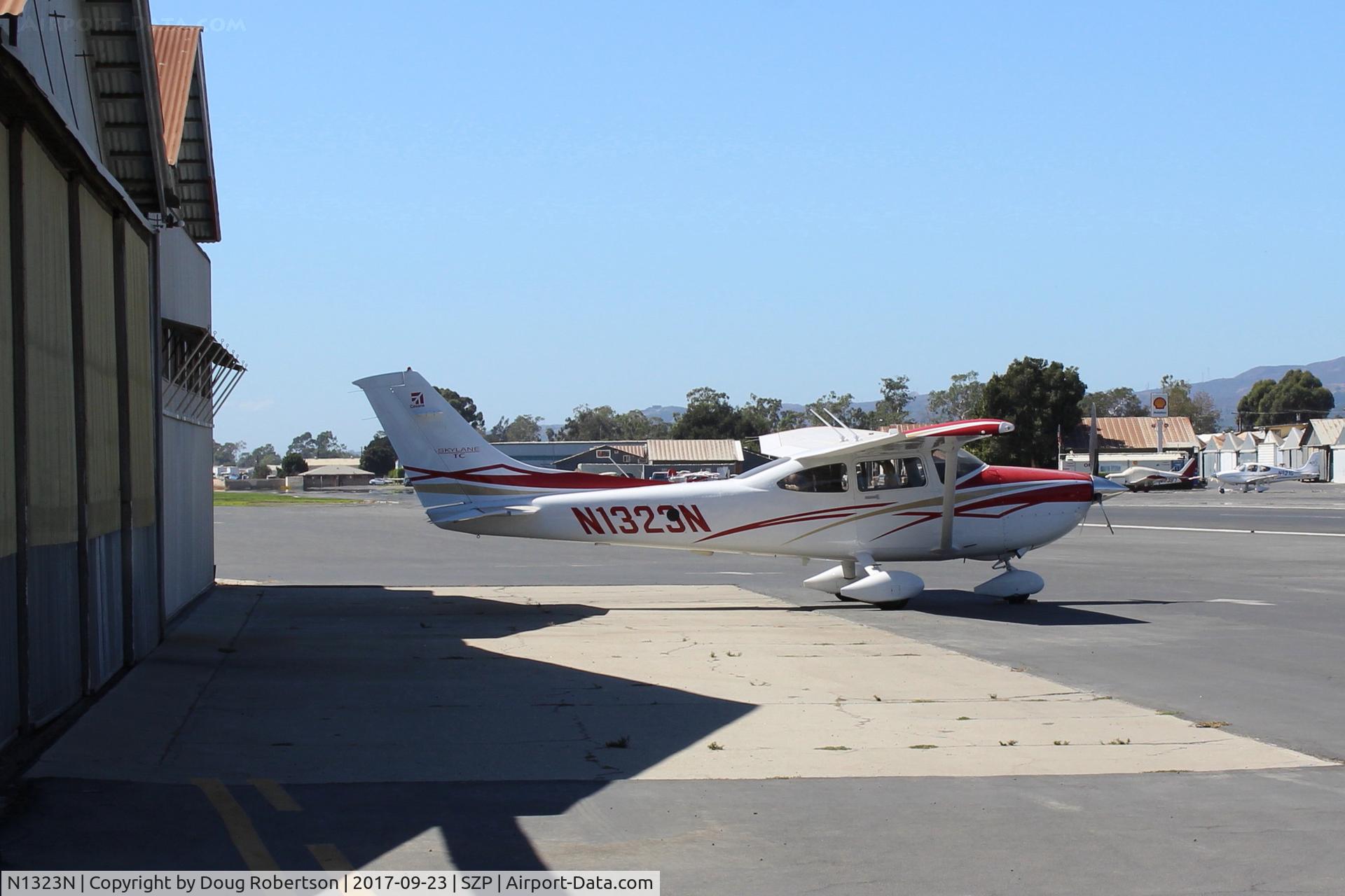 N1323N, 2006 Cessna T182T Turbo Skylane C/N T18208665, 2006 Cessna T182T TURBO SKYLANE, Lycoming TIO-540-AK1A 235 Hp, CS prop, outside the aircraft paint hangar