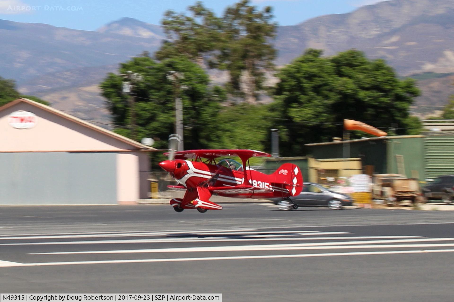 N49315, 1983 Pitts S-1T Special C/N 1013, 1983 Pitts Aerobatics S-1T SPECIAL, Lycoming AEIO-360 180 Hp, full inverted systems, production aerobatic airplane, on short final for Rwy 22