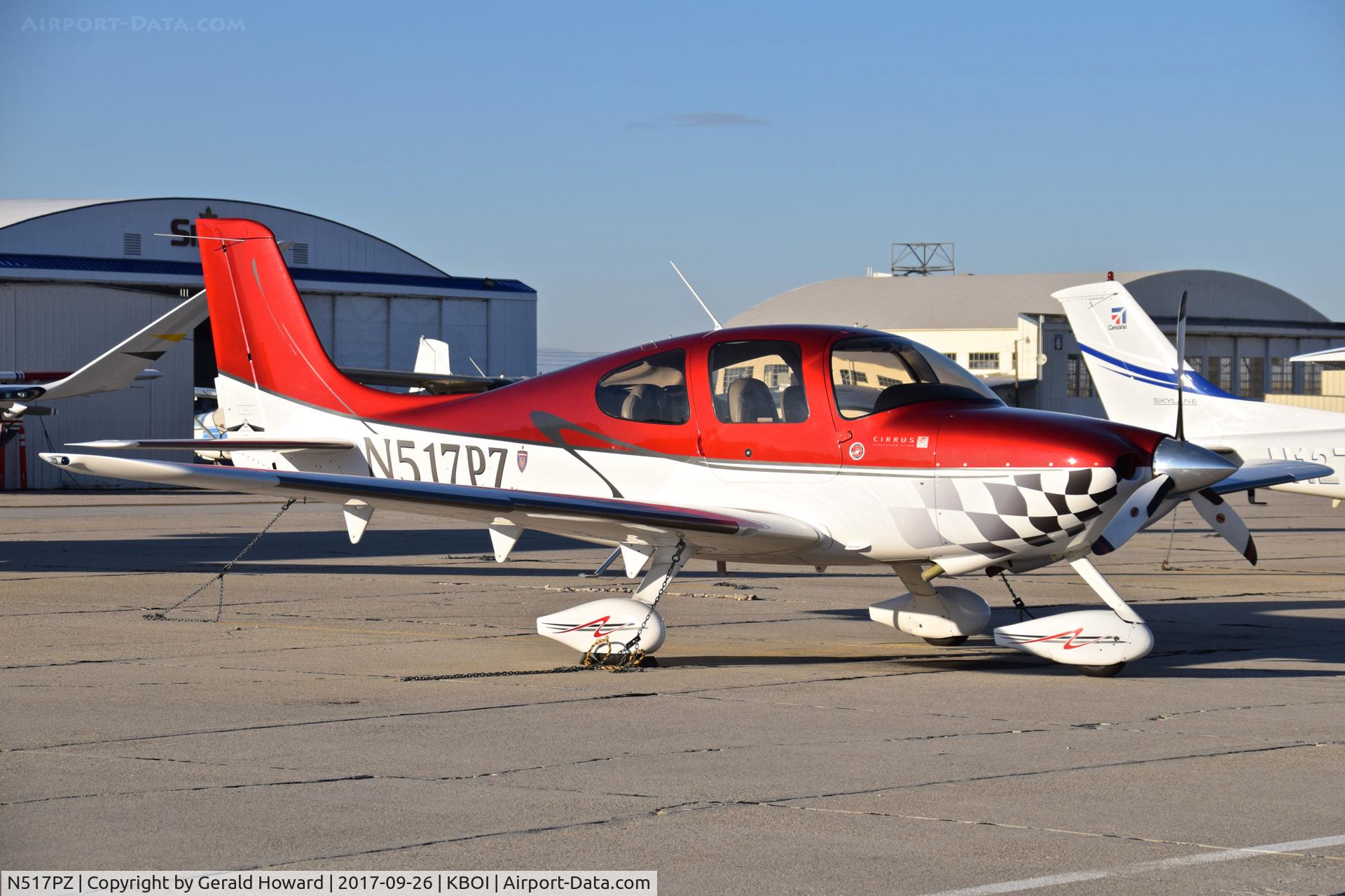 N517PZ, 2004 Cirrus SR22 C/N 0931, Parked on the south GA ramp.