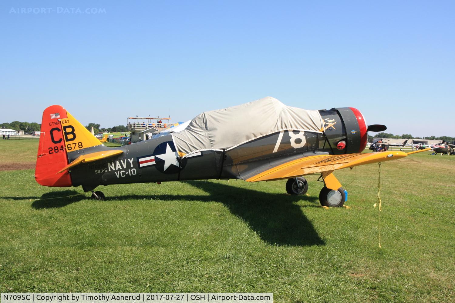 N7095C, North American AT-6D Texan C/N 42-84678, North American AT-6D Texan, c/n: 42-84678
