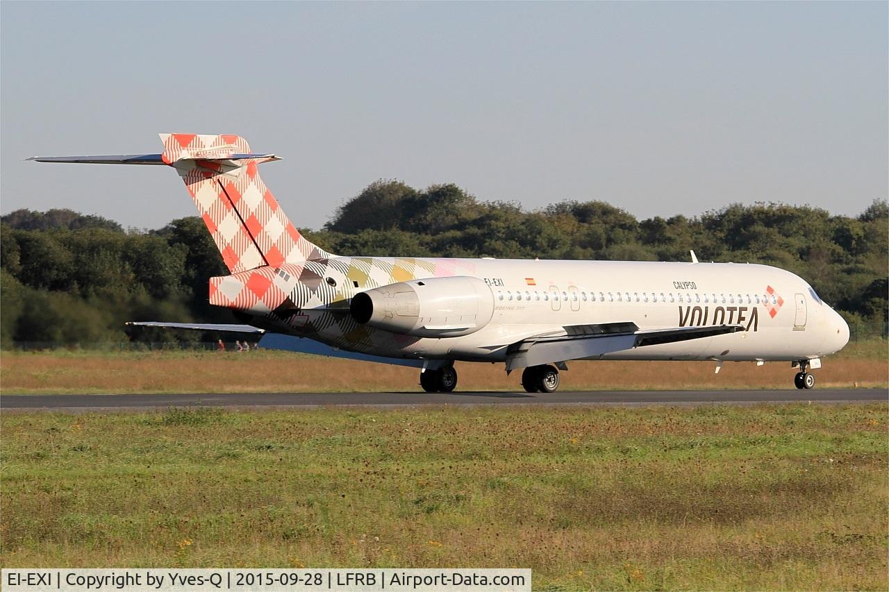 EI-EXI, 2003 Boeing 717-2BL C/N 55174, Boeing 717-2BL, Landing rwy 07R, Brest-Bretagne airport (LFRB-BES)