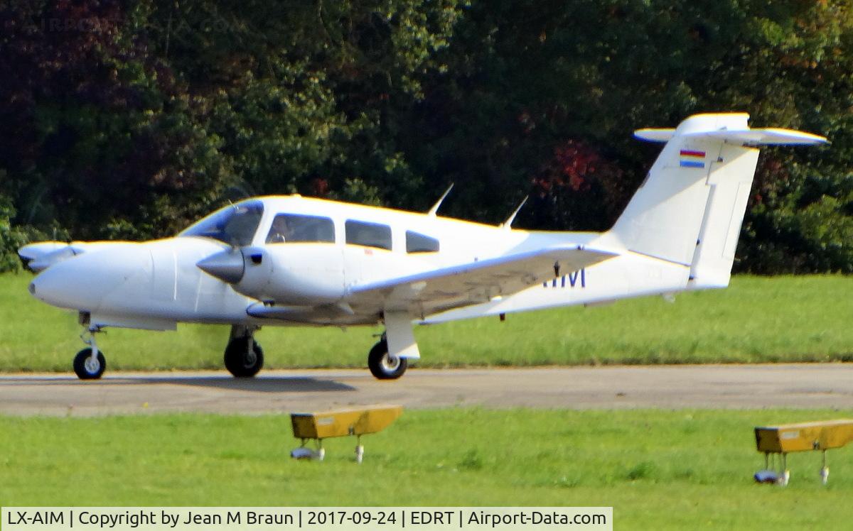 LX-AIM, 1979 Piper PA-44-180 Seminole C/N 44-7995207, EDRT is an active general aviation airport with excellent restaurant facilities
