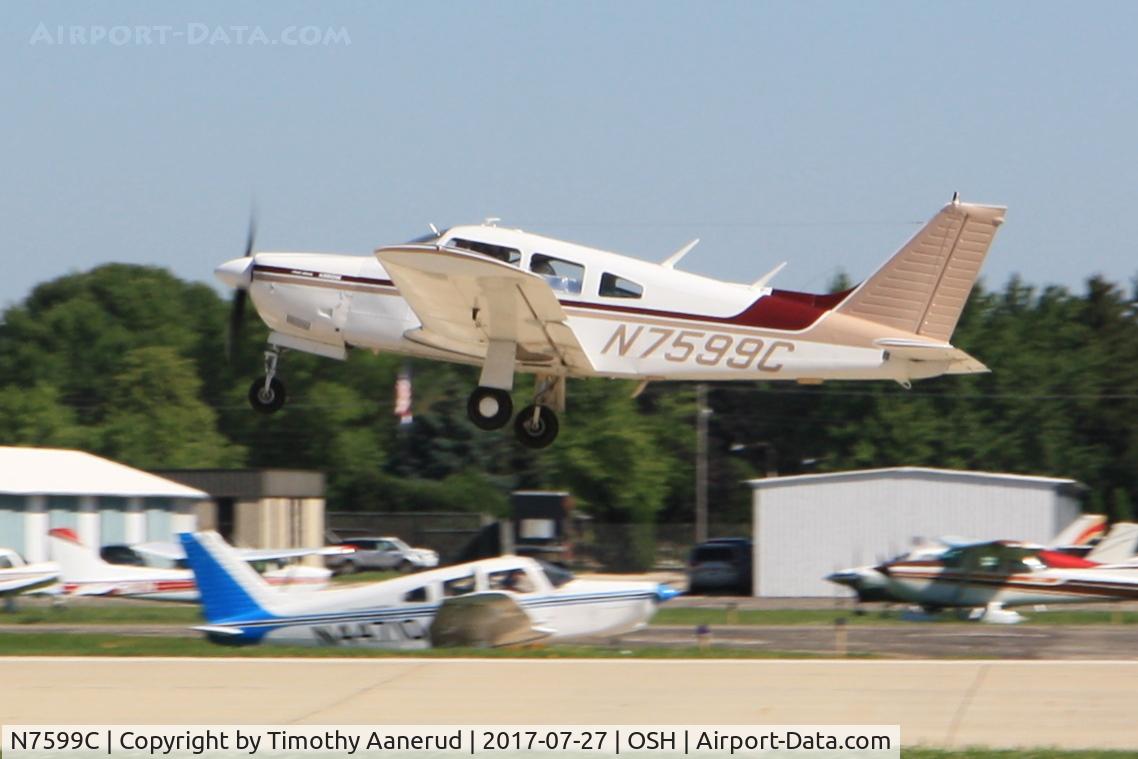 N7599C, 1975 Piper PA-28R-200 Cherokee Arrow C/N 28R-7635102, 1975 Piper PA-28R-200 Cherokee Arrow, c/n: 28R-7635102