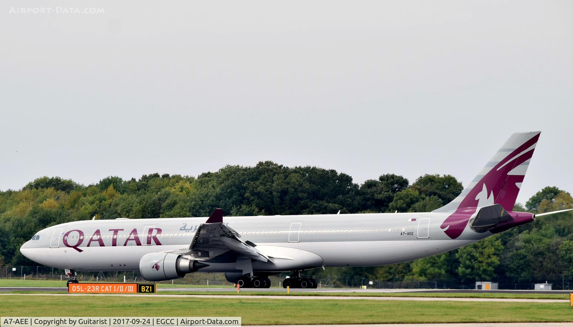 A7-AEE, 2005 Airbus A330-302 C/N 711, At Manchester