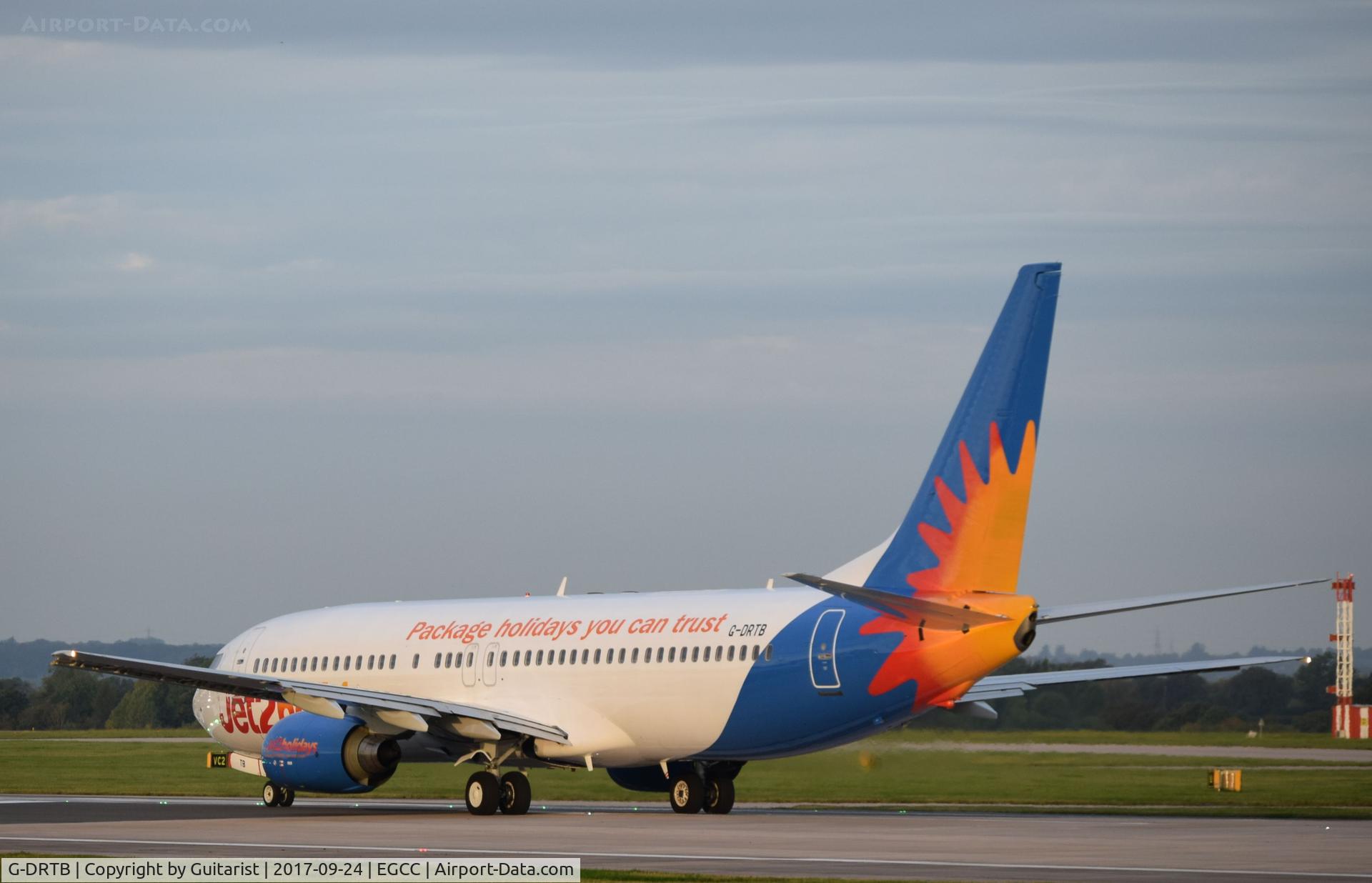 G-DRTB, 1999 Boeing 737-86N C/N 28610, At Manchester