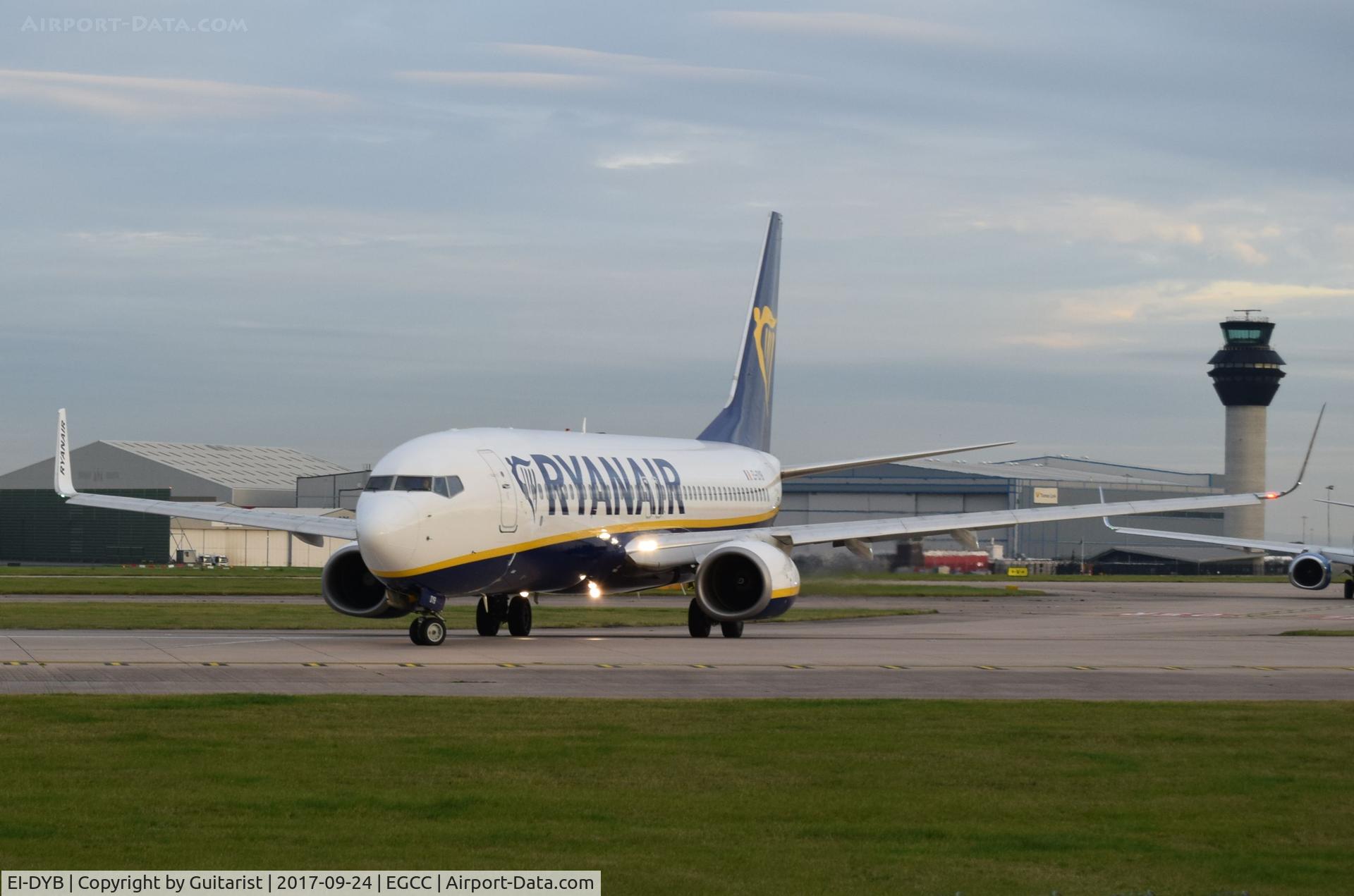 EI-DYB, 2008 Boeing 737-8AS C/N 33633, At Manchester