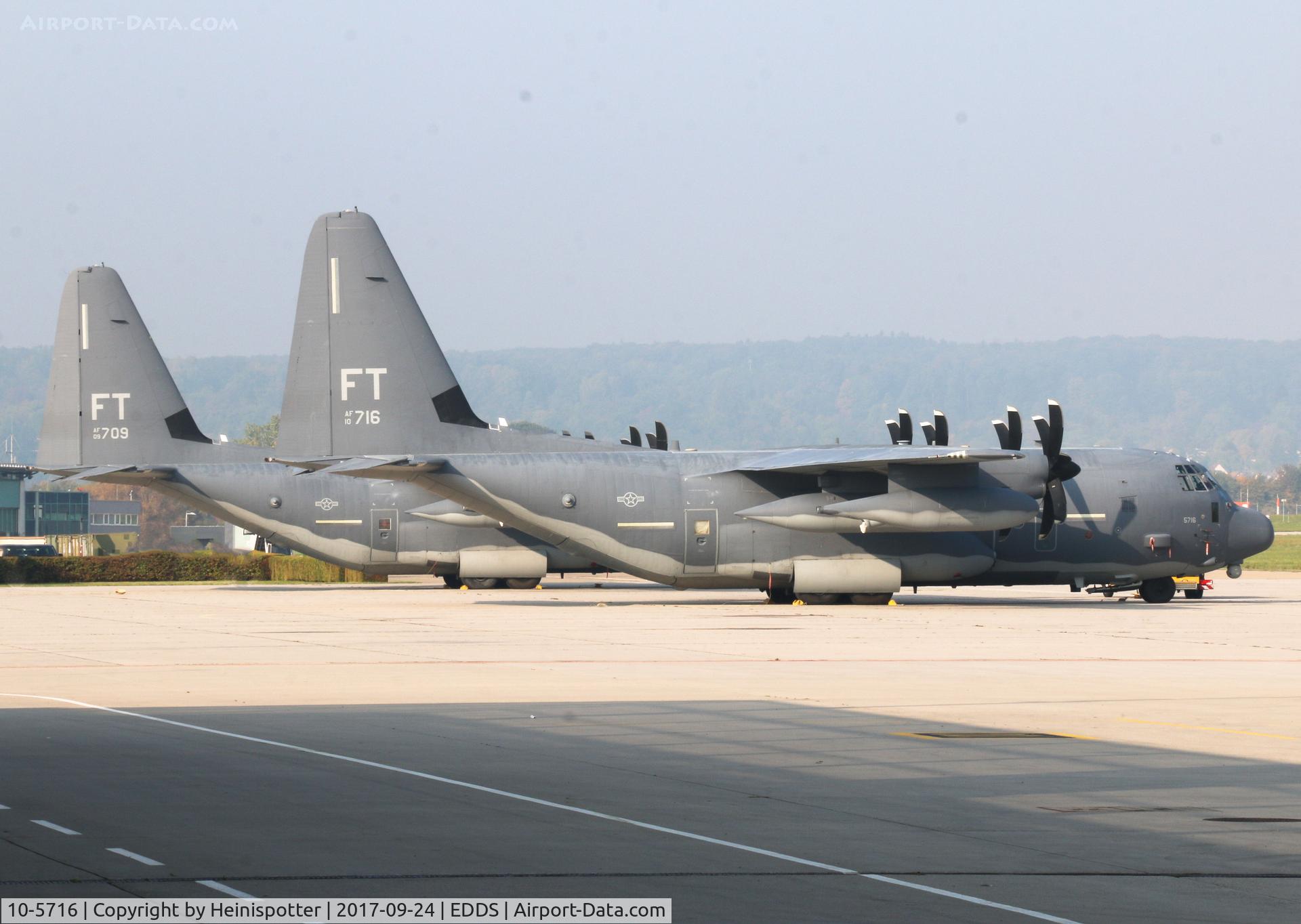 10-5716, Lockheed Martin HC-130J Combat King II Hercules C/N 382-5716, 10-5716 at Stuttgart Airport.