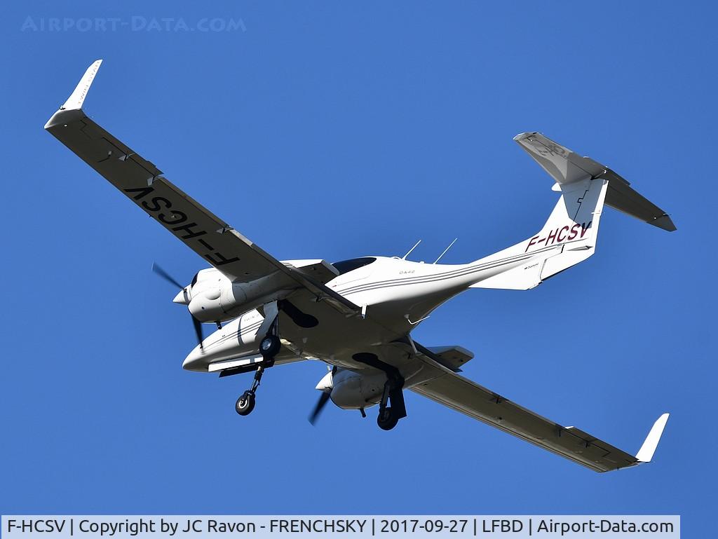 F-HCSV, 2008 Diamond DA-42 Twin Star C/N 42.371, IROISE AERO FORMATION from Brest touch and go