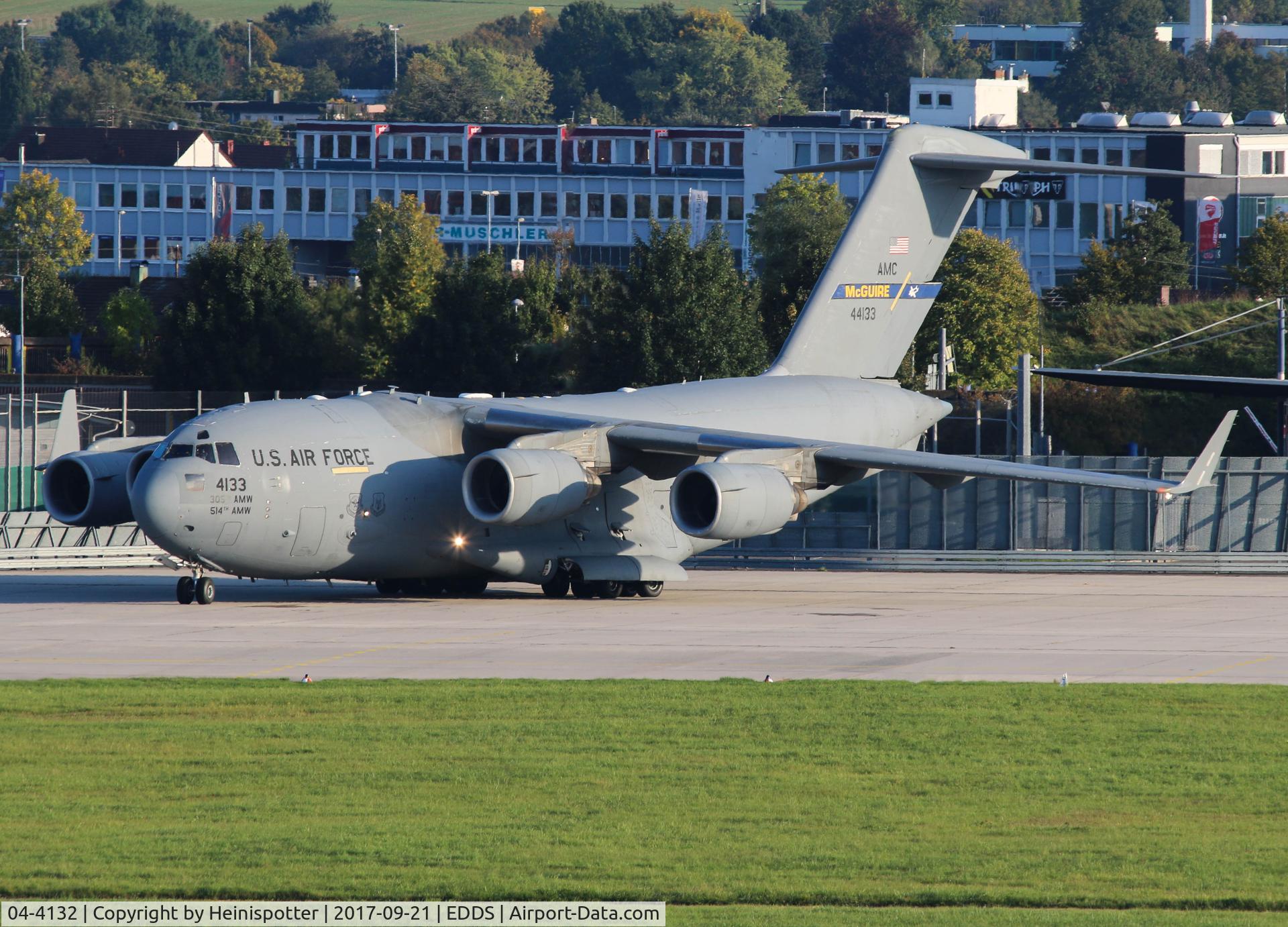 04-4132, 2004 Boeing C-17A Globemaster III C/N P-132, 04-4132 at Stuttgart Airport.