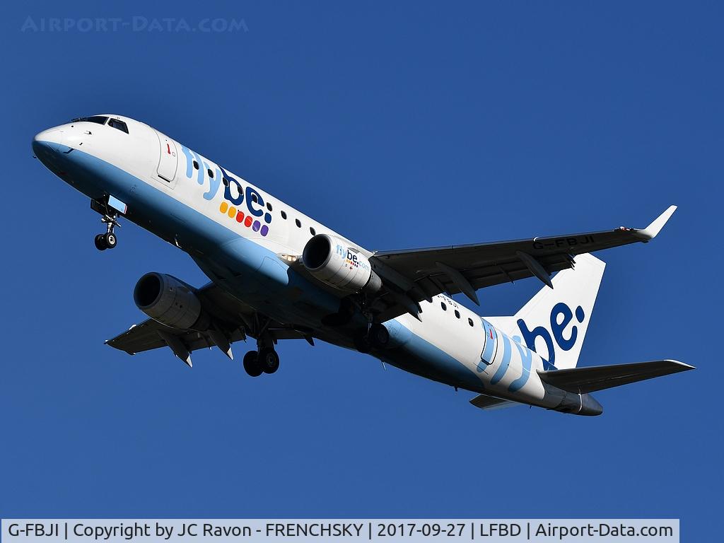 G-FBJI, 2012 Embraer 175STD (ERJ-170-200) C/N 17000355, BE1843 from Birmingham (BHX) landing runway 23