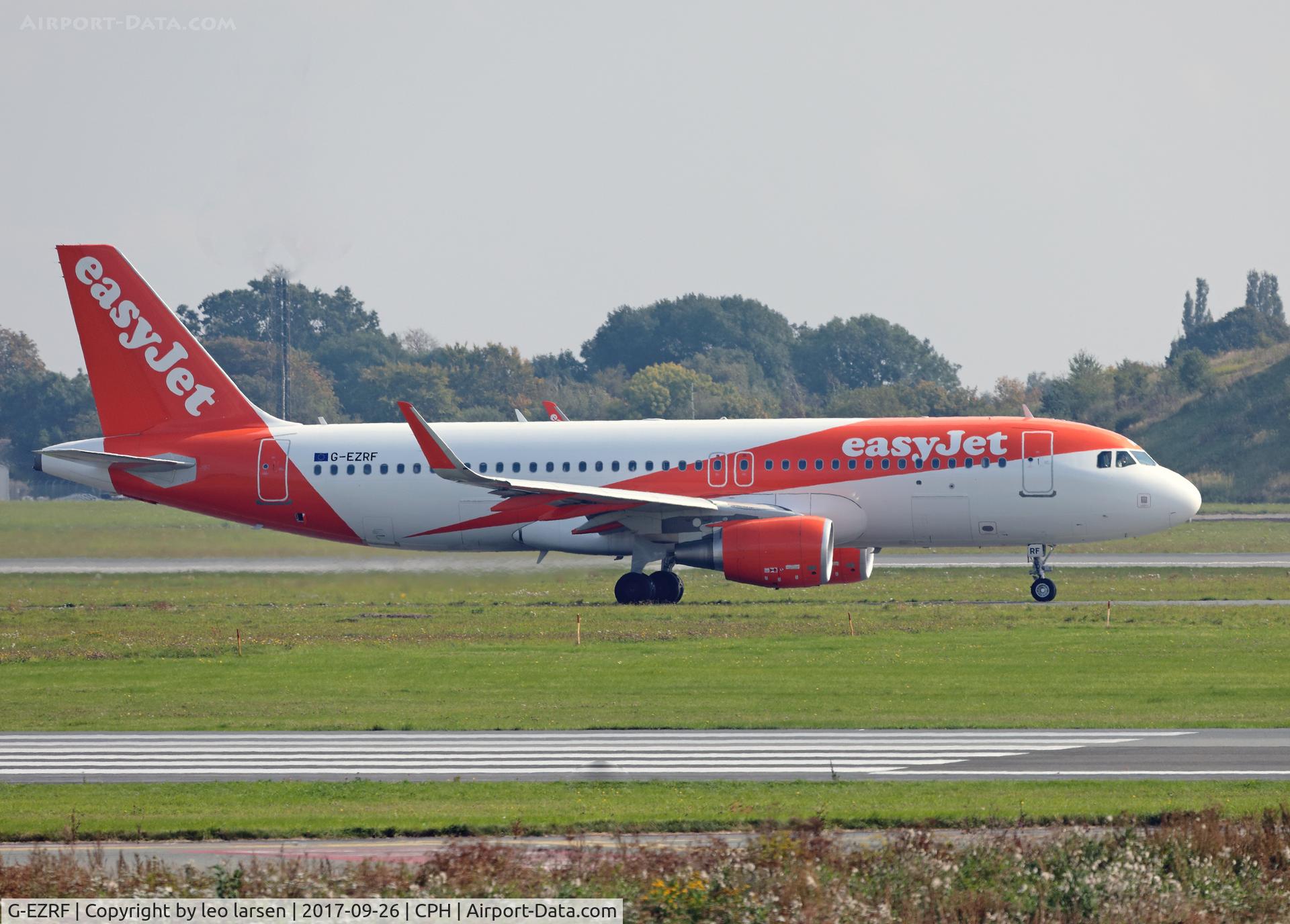 G-EZRF, 2017 Airbus A320-214 C/N 7687, Copenhagen Kastrup 26.9.2017