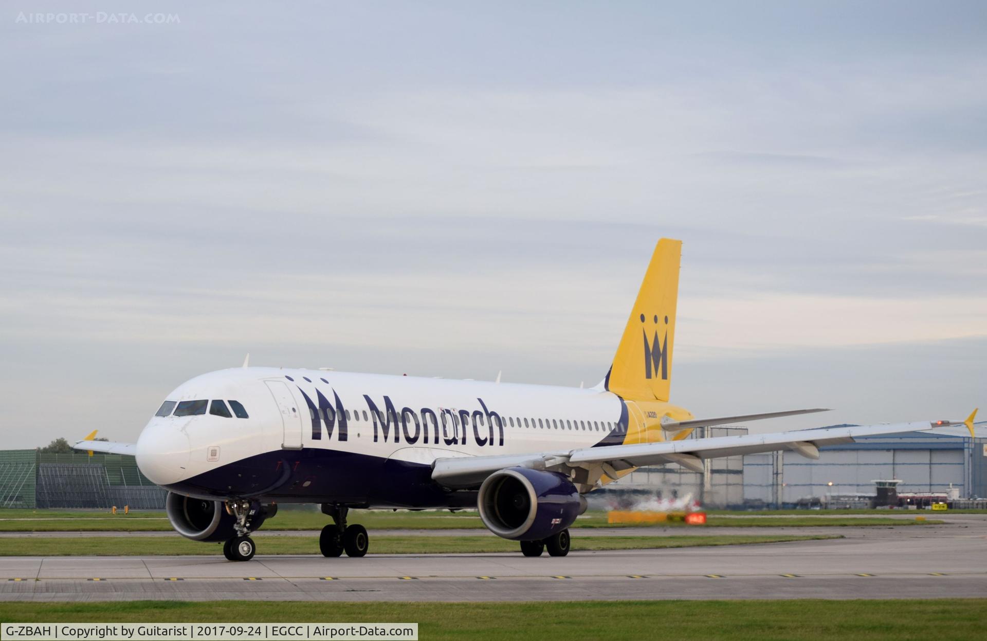G-ZBAH, 2001 Airbus A320-214 C/N 1413, At Manchester