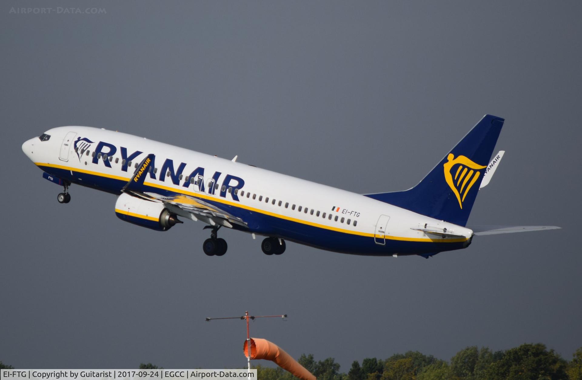 EI-FTG, 2016 Boeing 737-8AS C/N 44757, At Manchester
