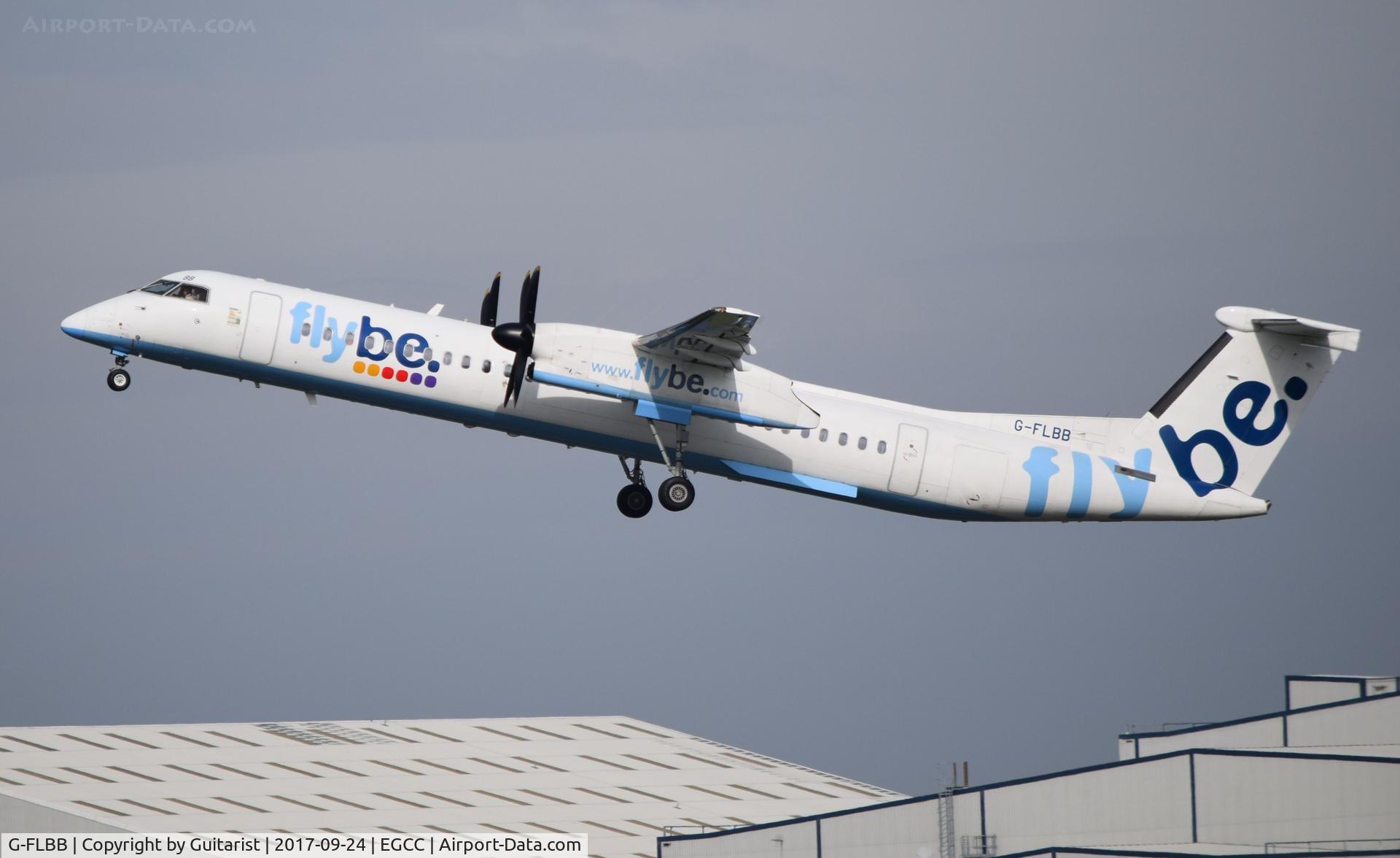 G-FLBB, 2009 De Havilland Canada DHC-8-402Q Dash 8 C/N 4255, At Manchester
