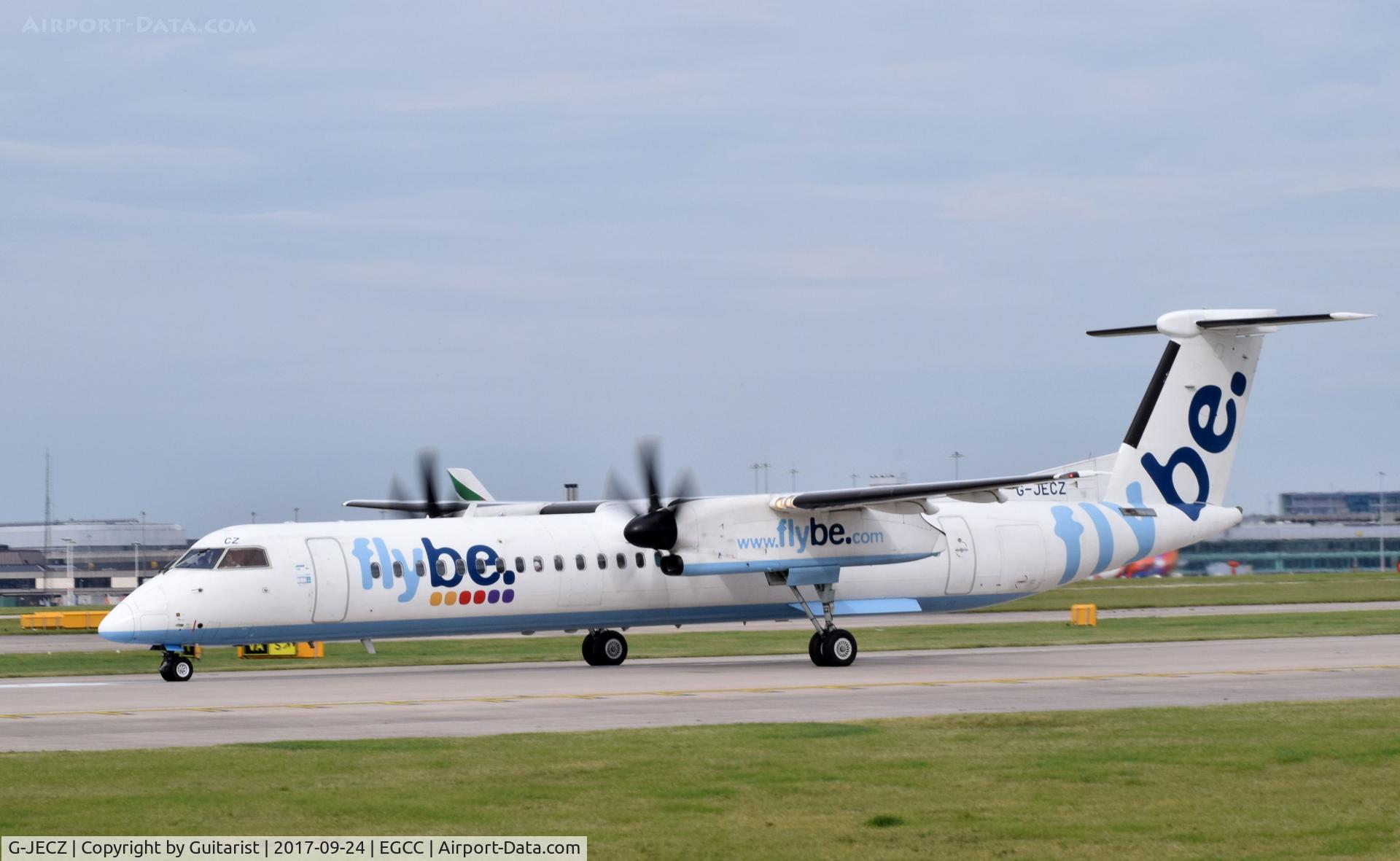 G-JECZ, 2007 De Havilland Canada DHC-8-402Q Dash 8 C/N 4179, At Manchester