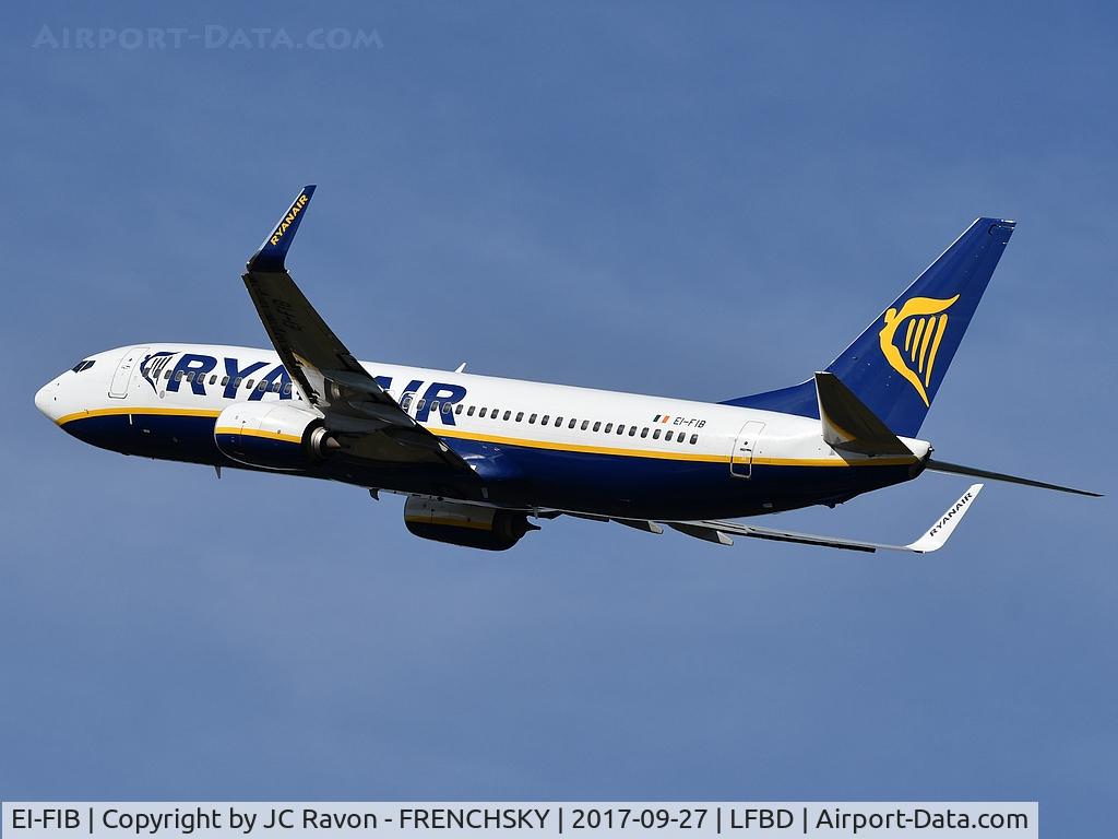 EI-FIB, 2015 Boeing 737-8AS C/N 44692, FR1389 take off runway 23 to Brussels (CRL)