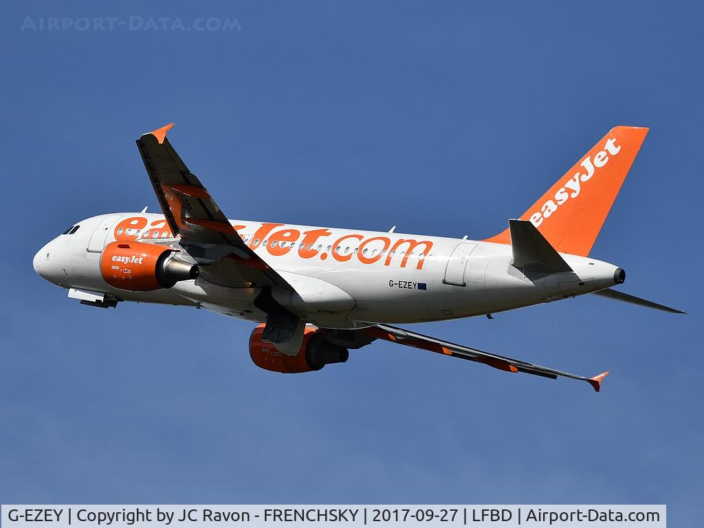 G-EZEY, 2004 Airbus A319-111 C/N 2353, U24109 take off runway 23 to Brussels (BRU)