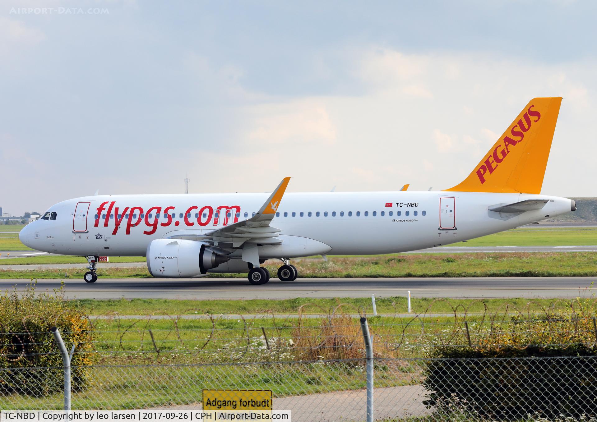 TC-NBD, 2016 Airbus A320-251N C/N 7162, Copenhagen Kastrup 26.9.2017