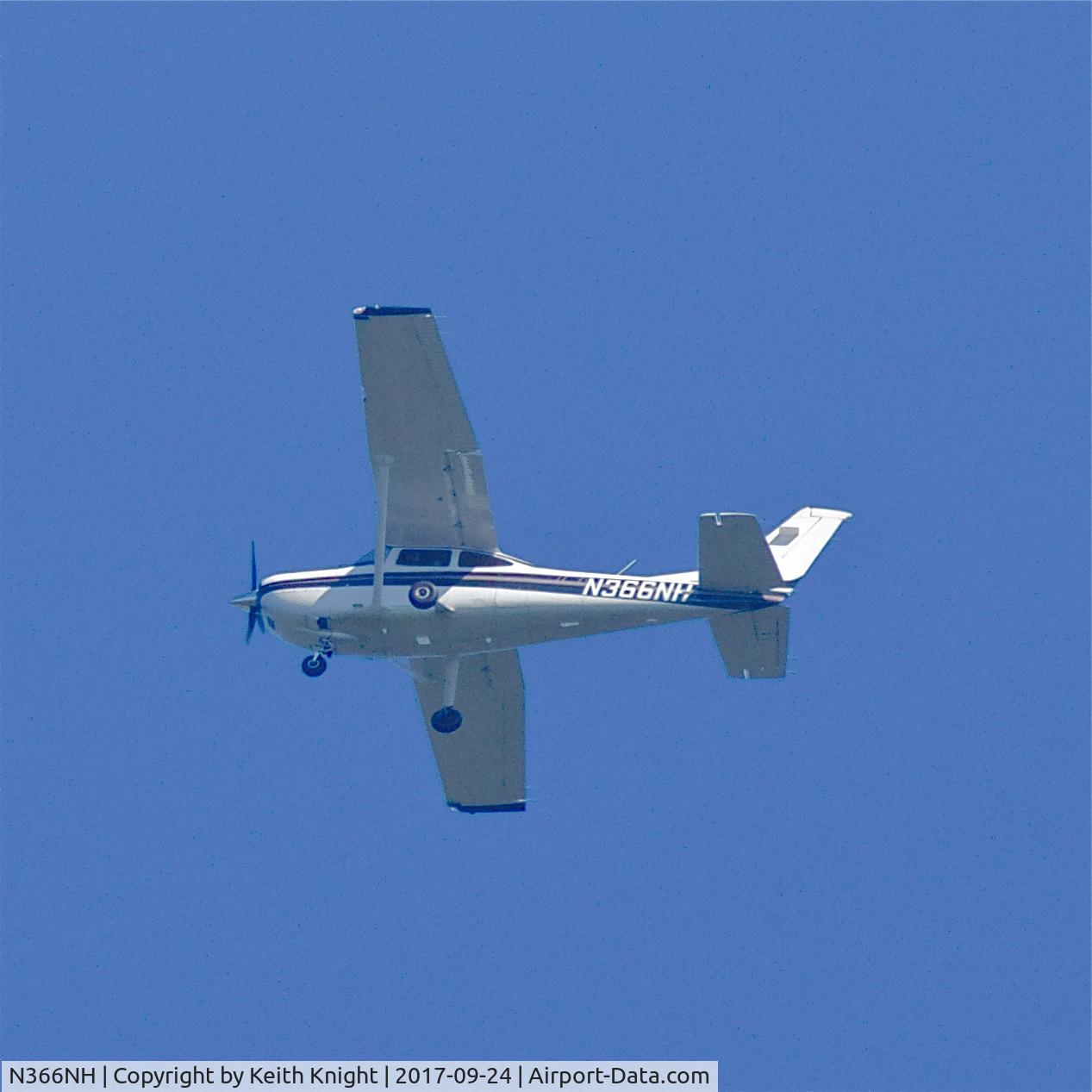 N366NH, 2008 Cessna 182T Skylane C/N 18282106, Seen over Southern NH.