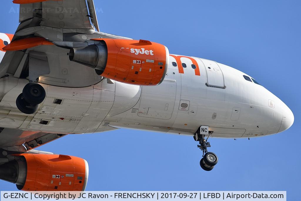 G-EZNC, 2003 Airbus A319-111 C/N 2050, U22033 from London (LTN) landing runway 23