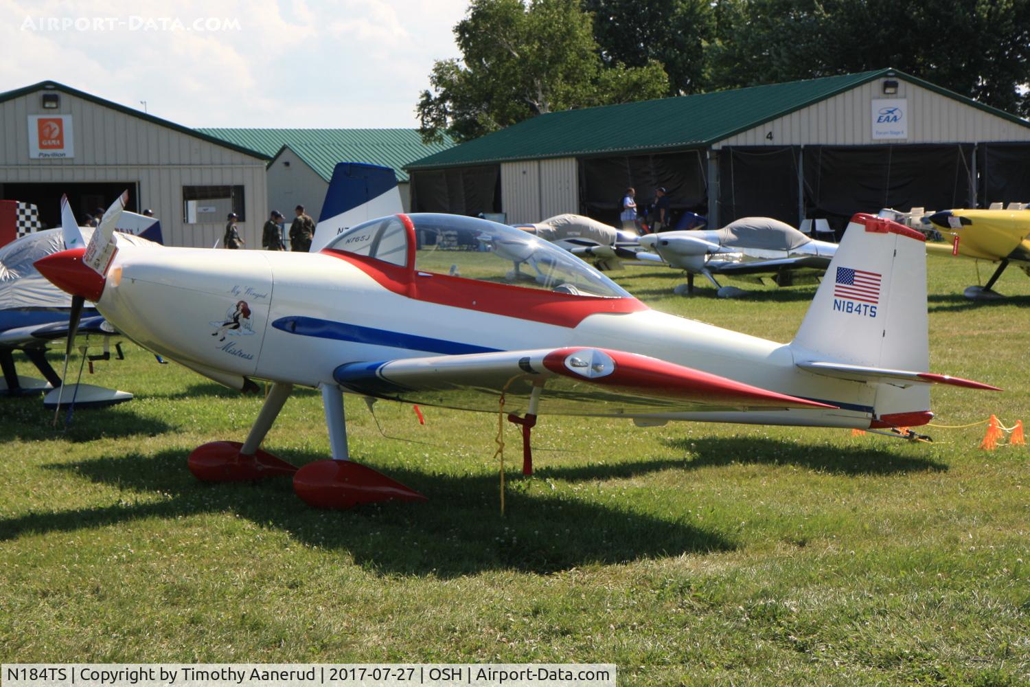 N184TS, 2016 Vans RV-8 C/N 83209, 2016 VANS AIRCRAFT INC RV-8, c/n: 83209