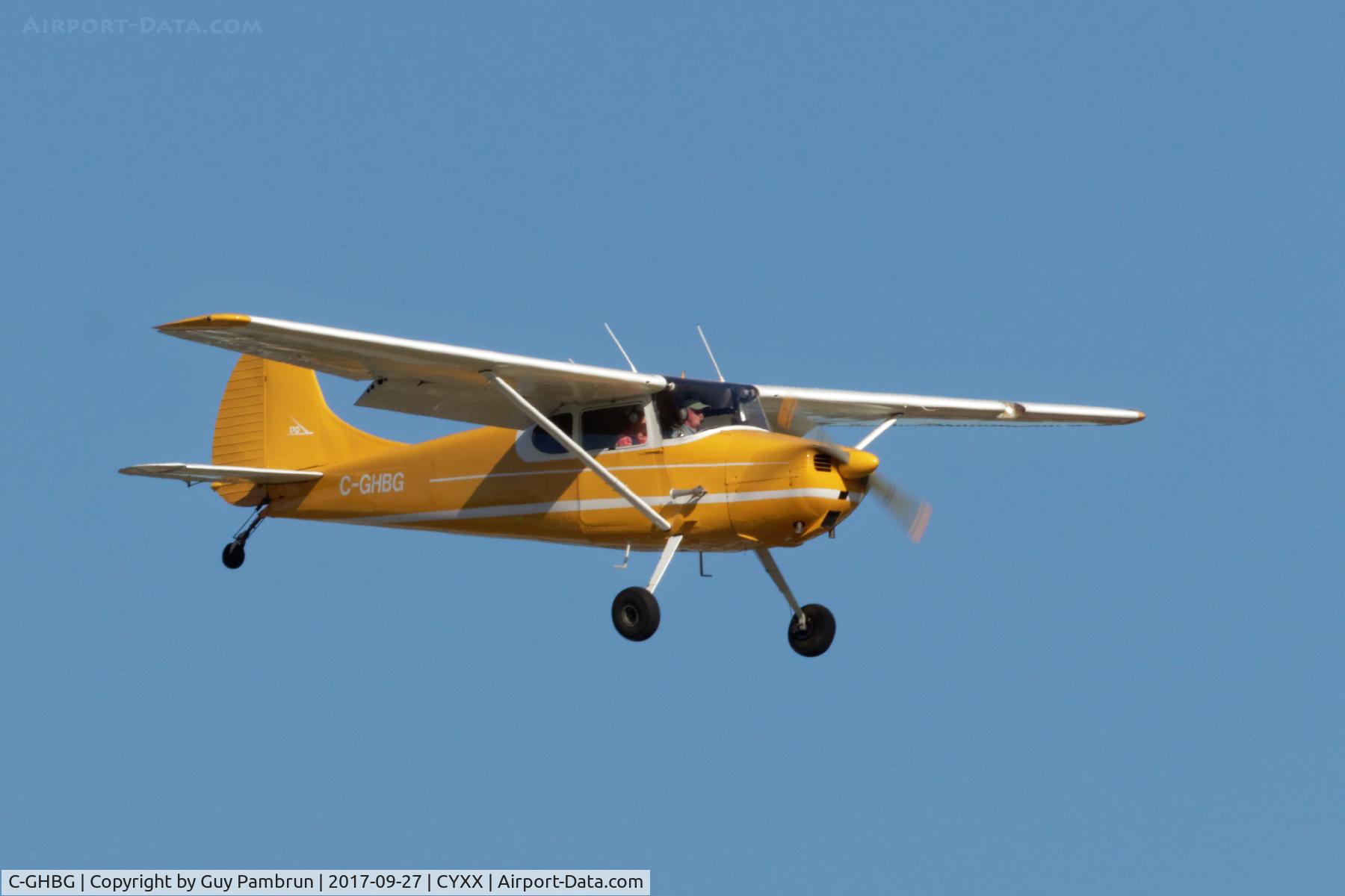C-GHBG, 1952 Cessna 170B C/N 20565, Landing