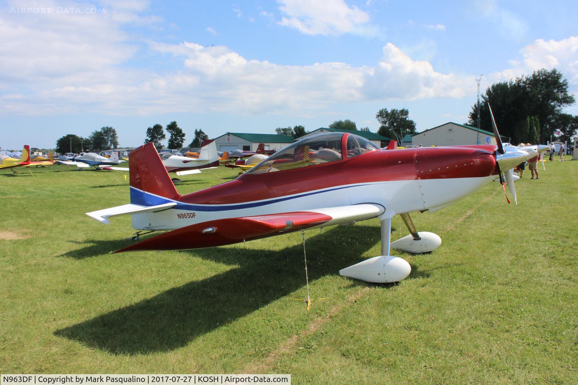 N963DF, Vans RV-8 C/N 80712, Vans RV-8