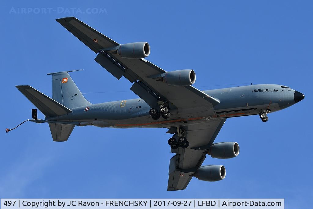 497, 1962 Boeing KC-135RG Stratotanker C/N 18480, France Air Force landing unway 23