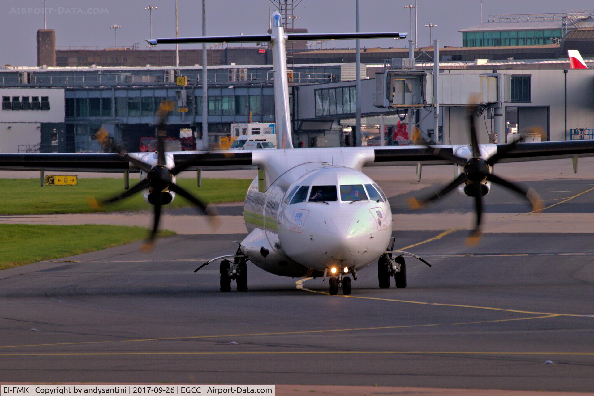 EI-FMK, 2015 ATR 72-600 (72-212A) C/N 1297, taxing out for take off
