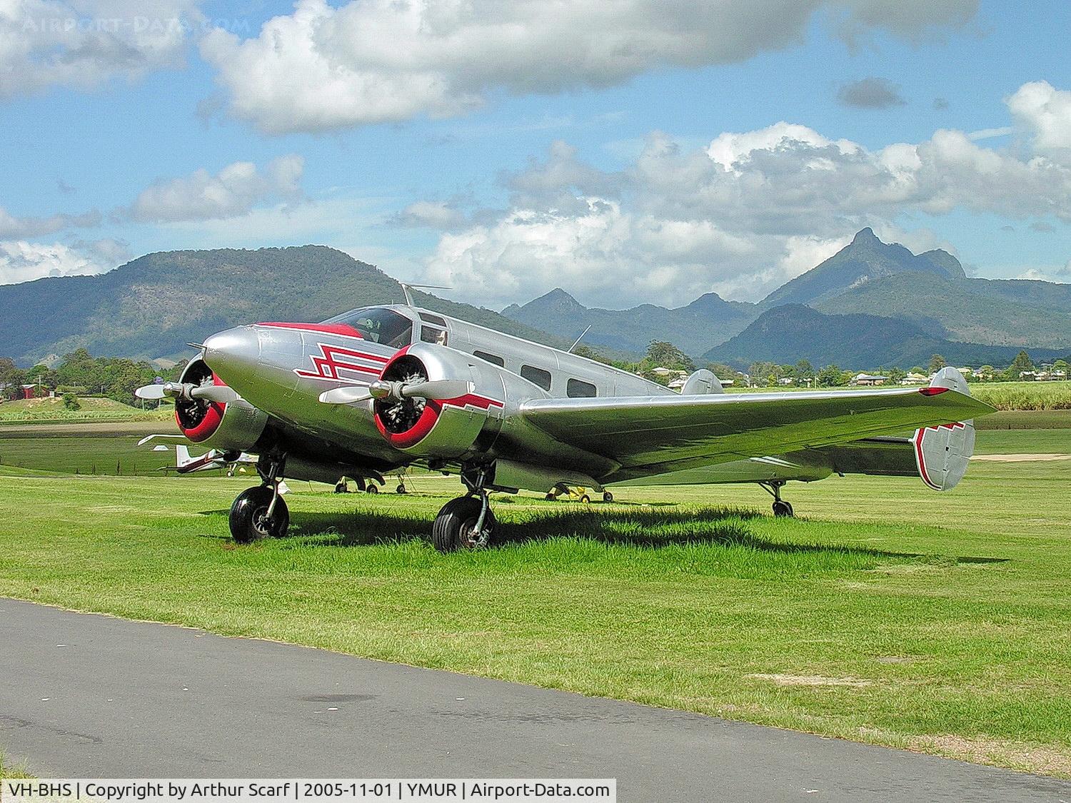 VH-BHS, 1952 Beech Expeditor 3TM C/N CA-198, N6127 Murwillumbah NSW 2005