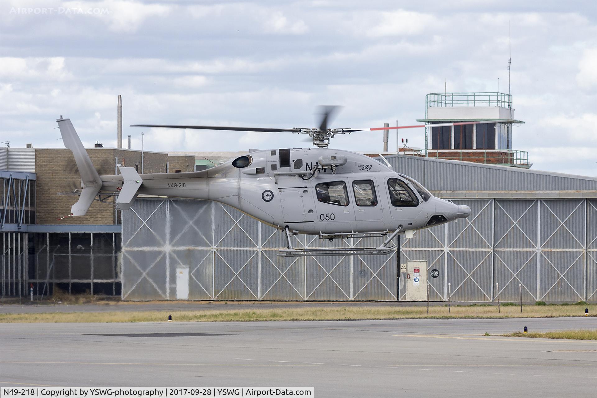 N49-218, 2014 Bell 429 GlobalRanger C/N 57218, Royal Australian Navy (N49-218) Bell 429 Global Ranger at Wagga Wagga Airport