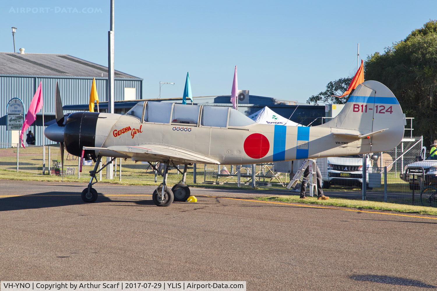 VH-YNO, 1991 Yakovlev Yak-52 C/N 9111506, Lismore NSW Aviation Expo 2017