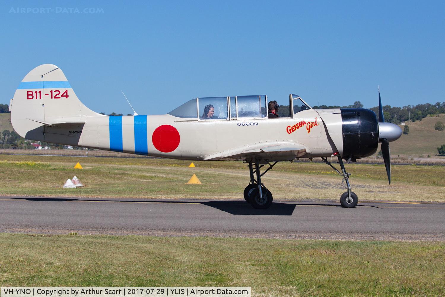 VH-YNO, 1991 Yakovlev Yak-52 C/N 9111506, Lismore NSW Aviation  Expo 2017