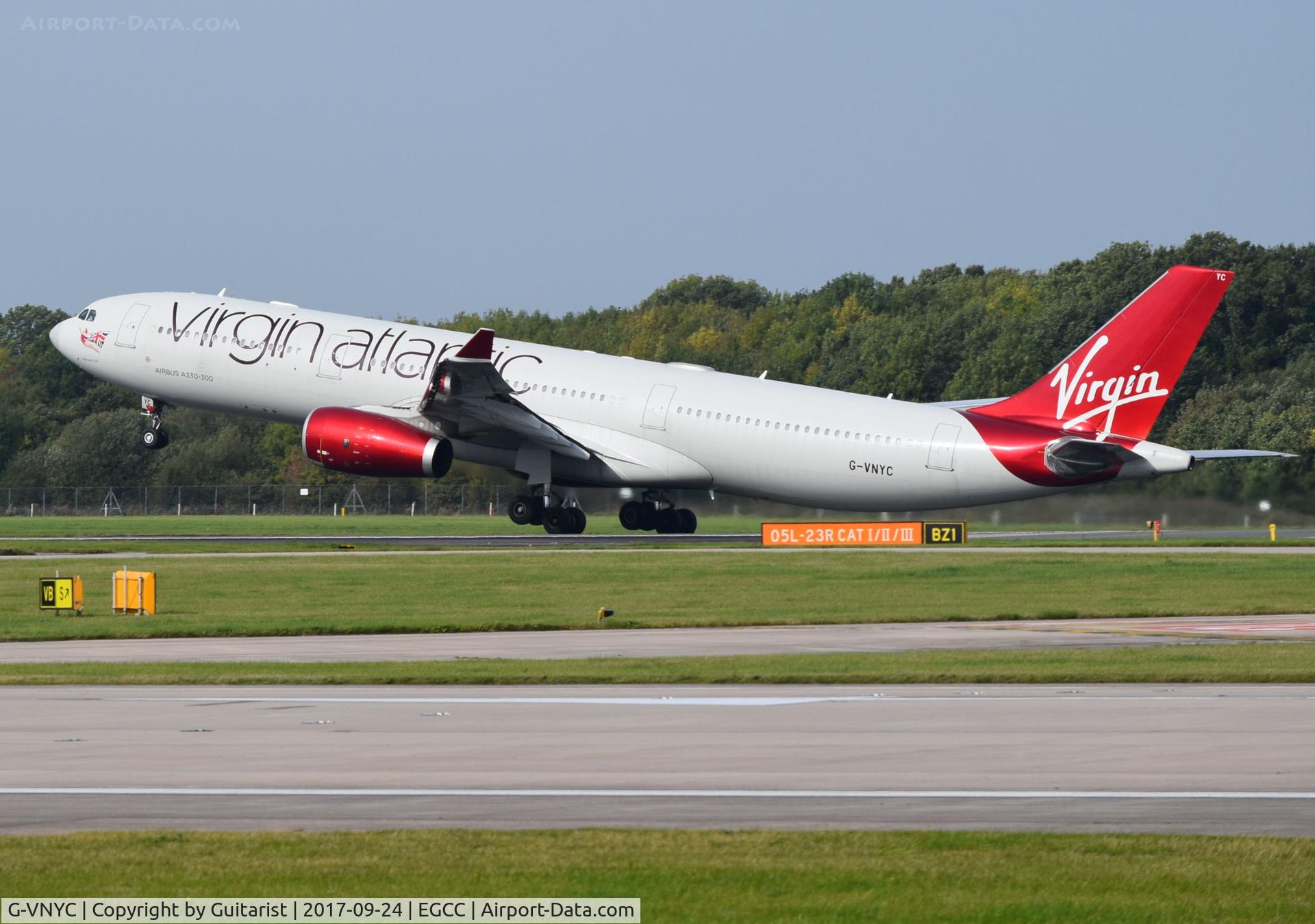 G-VNYC, 2012 Airbus A330-343X C/N 1315, At Manchester