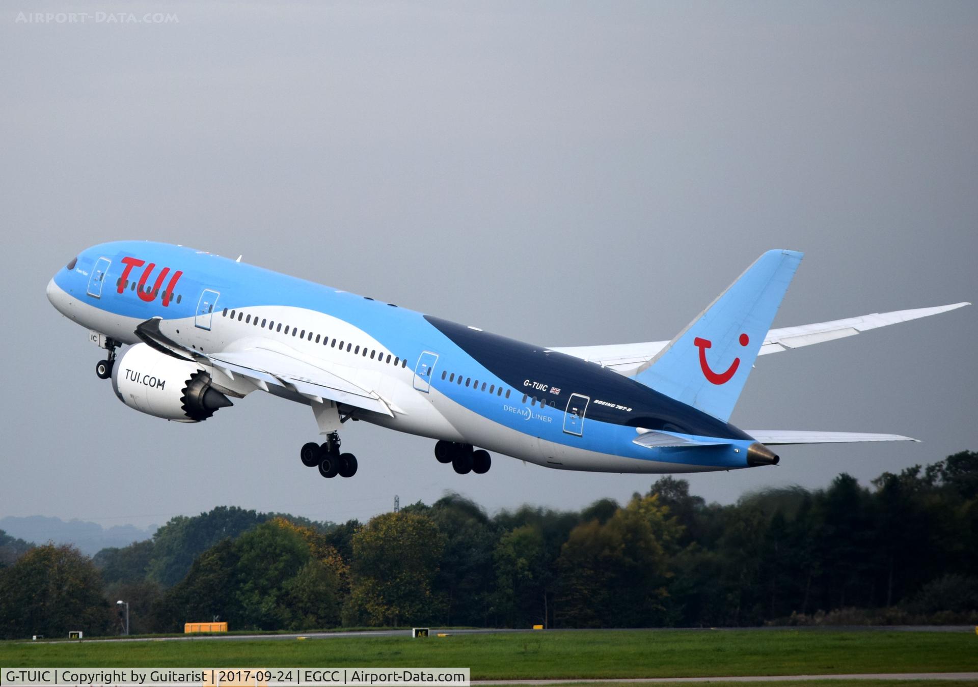 G-TUIC, 2013 Boeing 787-8 Dreamliner C/N 34424, At Manchester