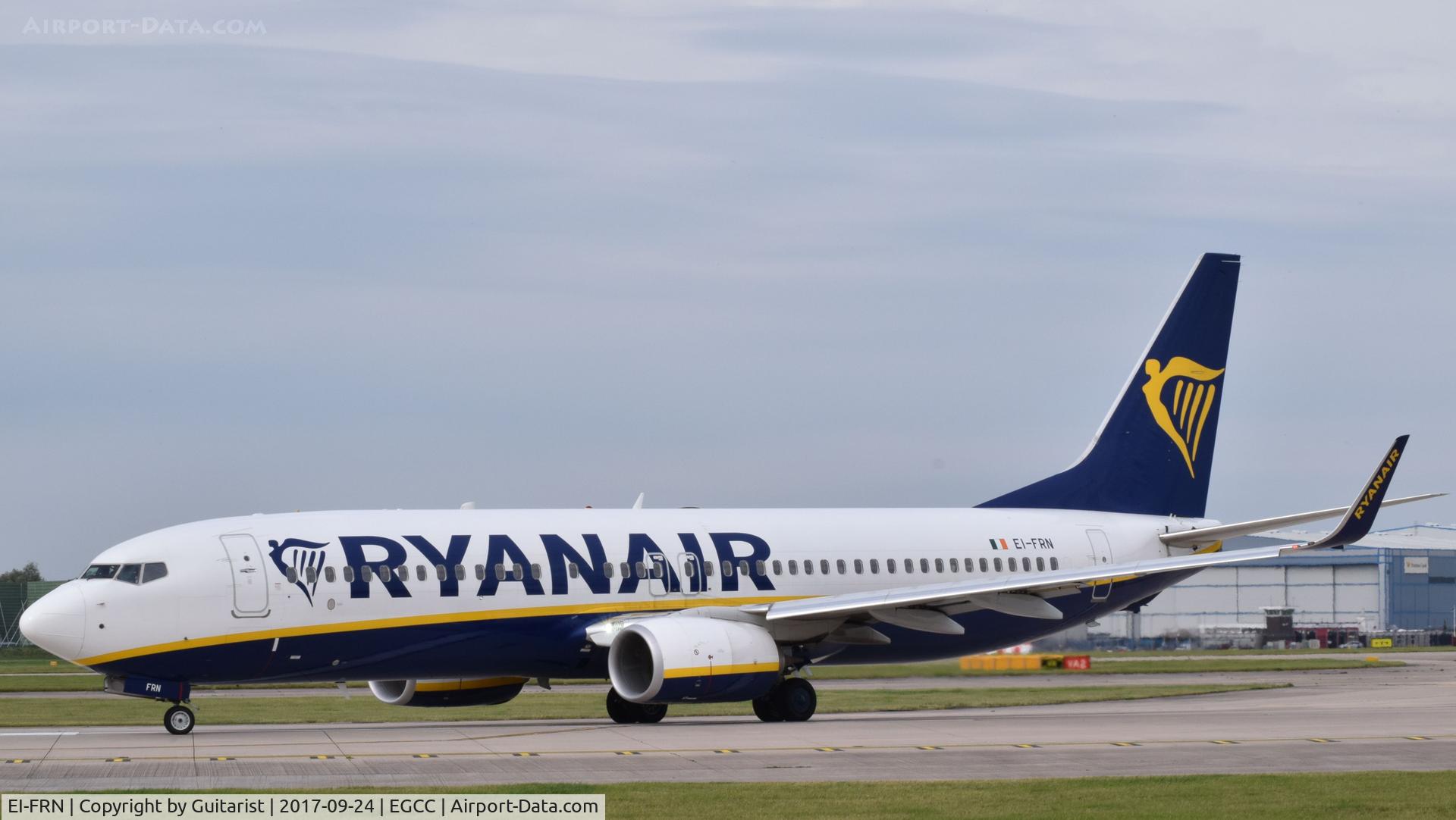EI-FRN, 2016 Boeing 737-8AS C/N 44744, At Manchester