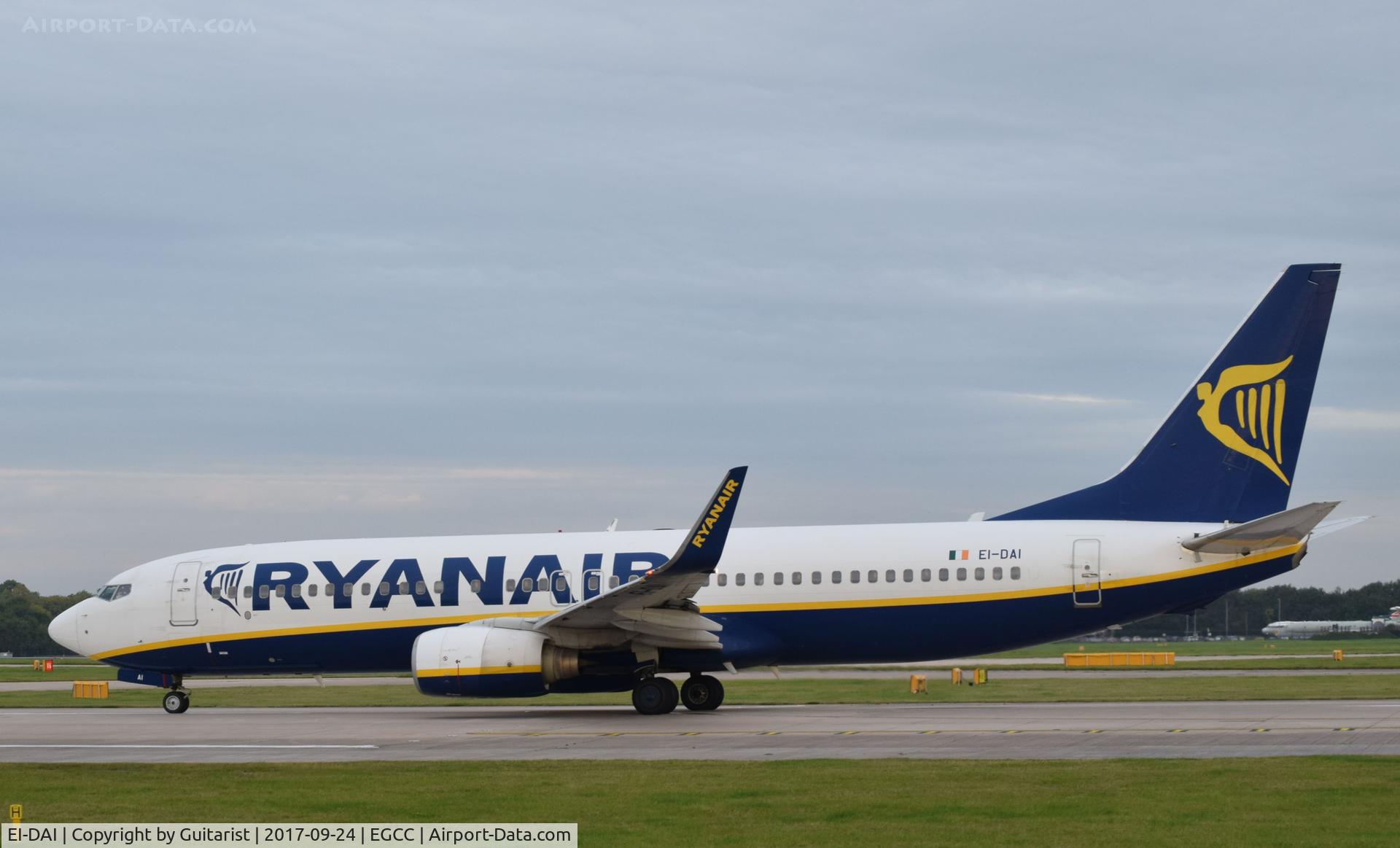 EI-DAI, 2003 Boeing 737-8AS C/N 33547, At Manchester