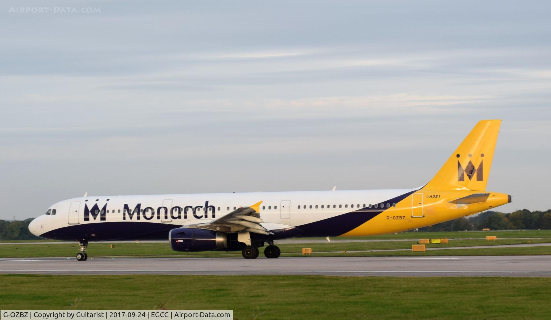 G-OZBZ, 2001 Airbus A321-231 C/N 1421, At Manchester