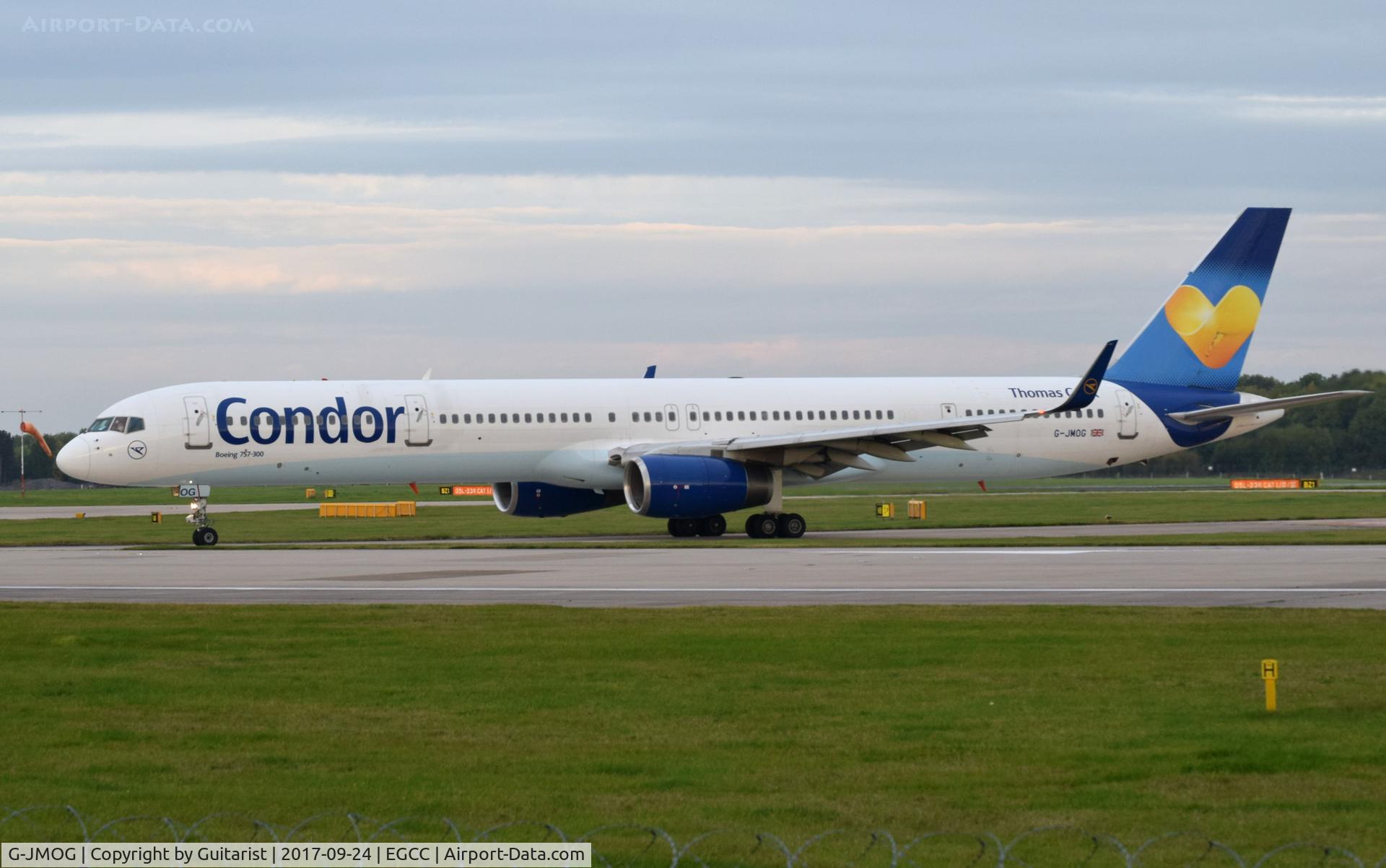 G-JMOG, 1999 Boeing 757-330 C/N 29014, At Manchester