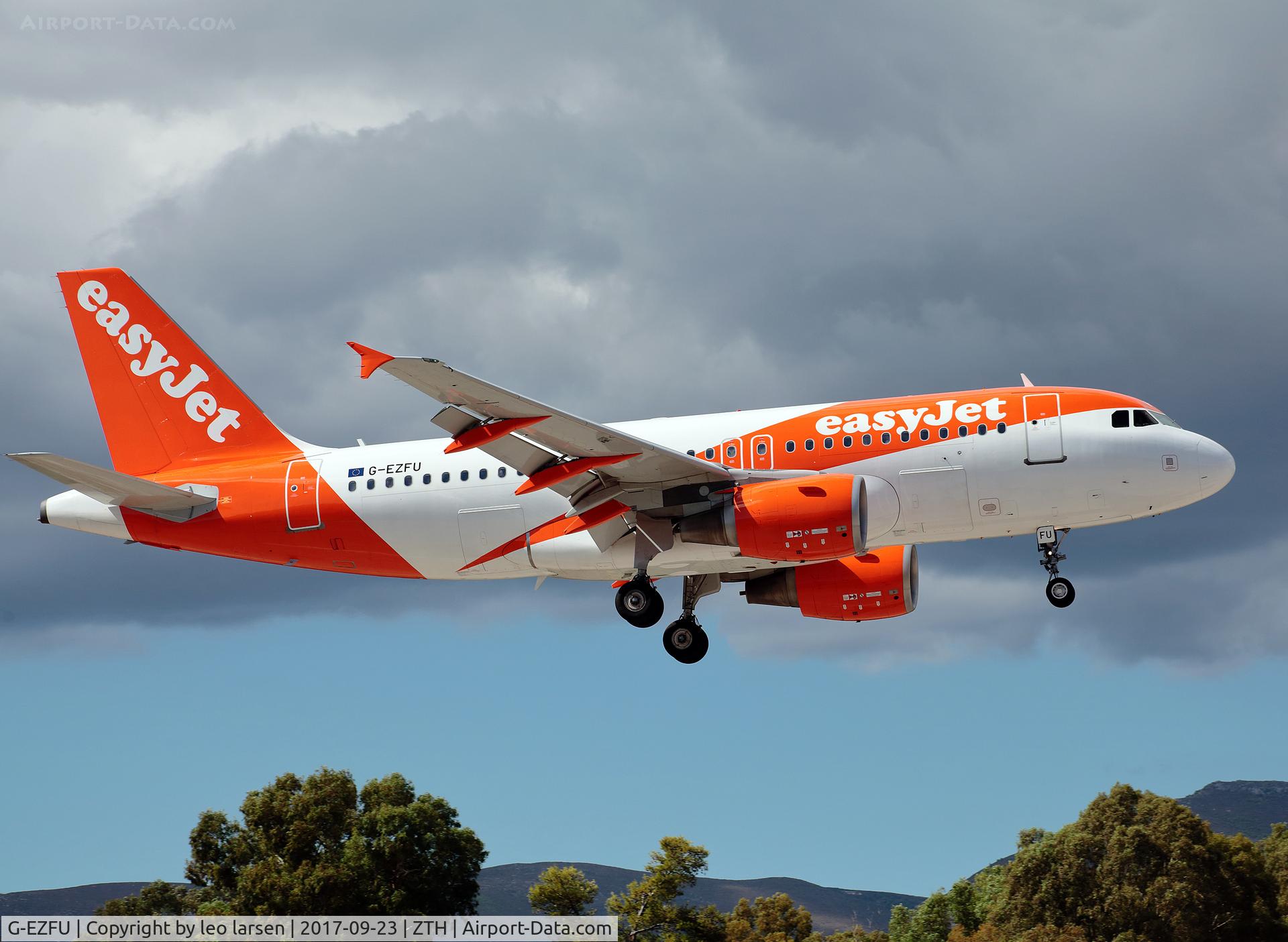 G-EZFU, 2010 Airbus A319-111 C/N 4313, Zakynthos 23.9.2017