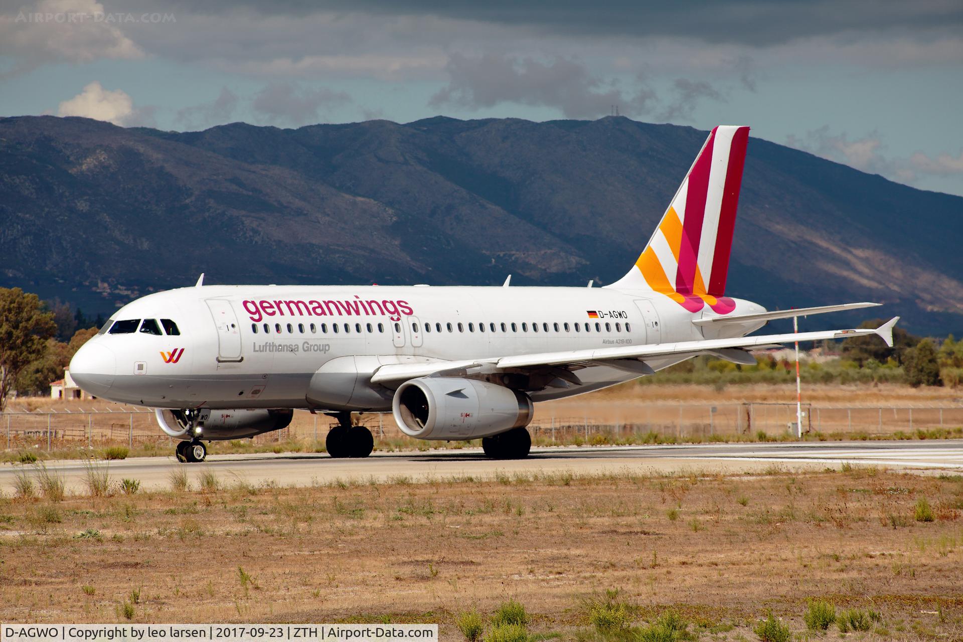 D-AGWO, 2009 Airbus A319-132 C/N 4166, Zakynthos 23.9.2017