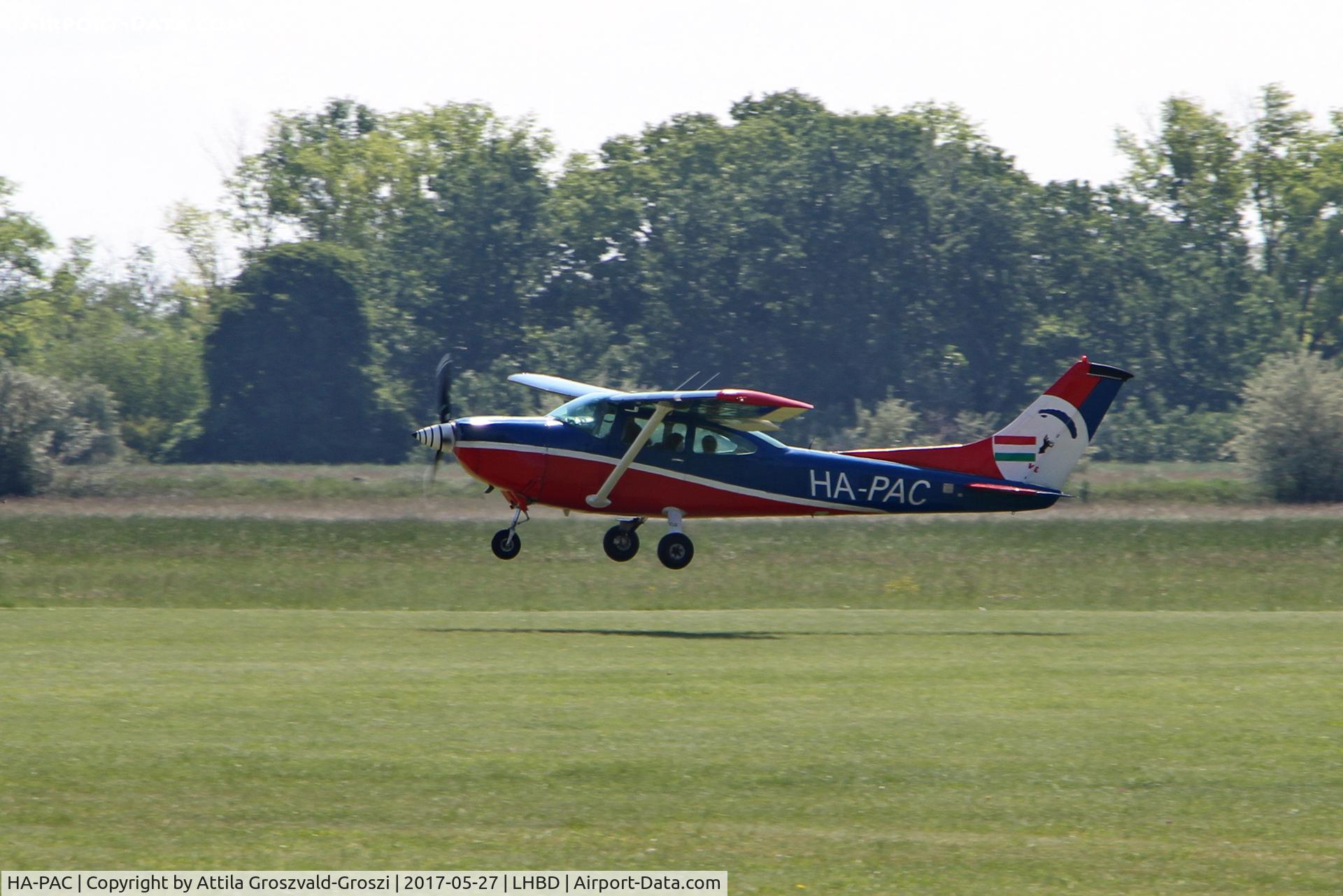 HA-PAC, Reims F182Q C/N 0118, Börgönd Airport, Hungary