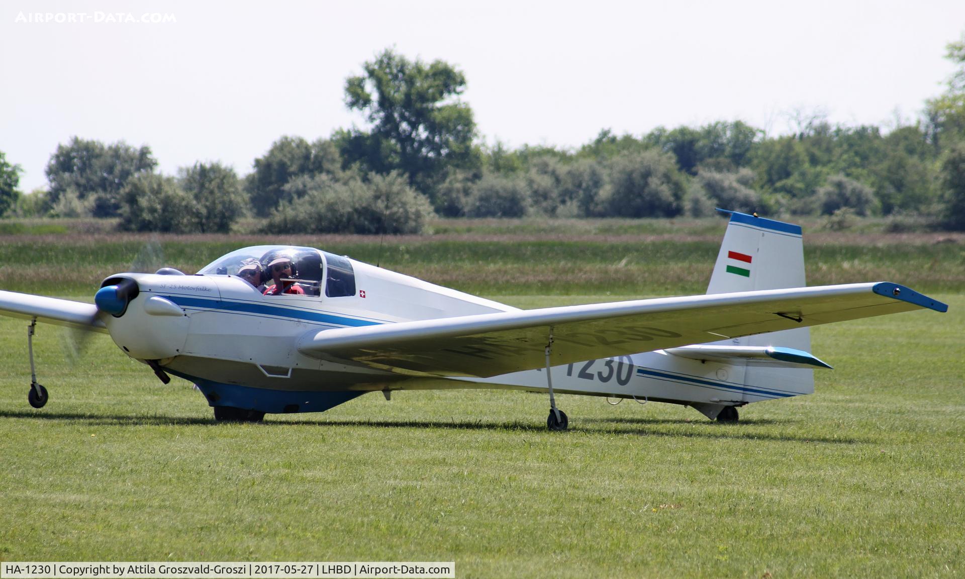 HA-1230, 1971 Scheibe SF-25C Falke C/N 46217C, Börgönd Airport, Hungary
