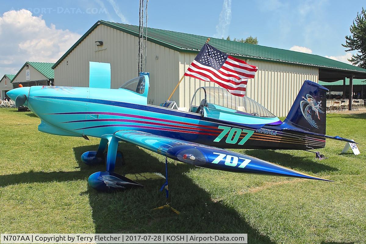 N707AA, 2012 Vans RV-8 C/N 80481, At 2017 EAA AirVenture at Oshkosh