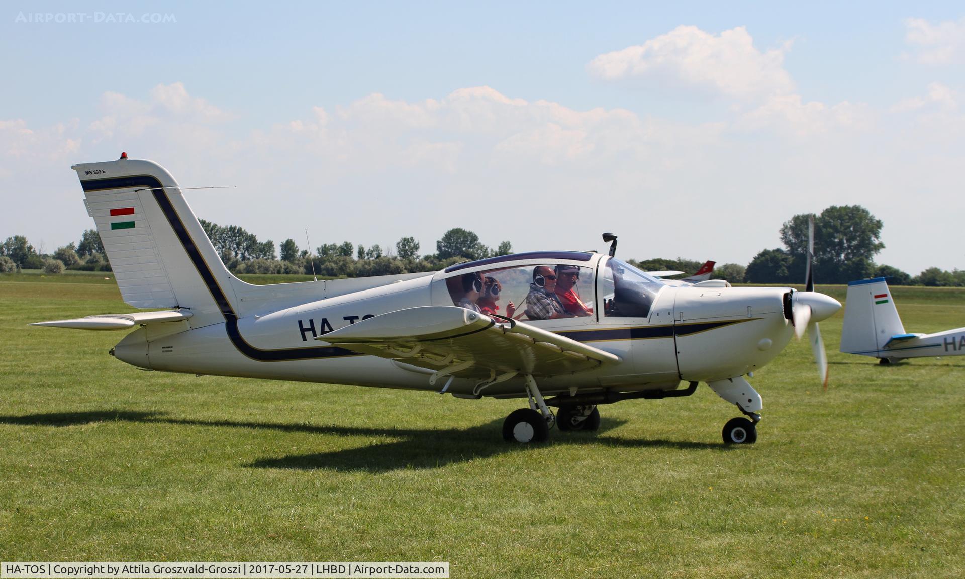 HA-TOS, 1975 Socata MS-893E Rallye Commodore 180GT C/N 12529, Börgönd Airport, Hungary